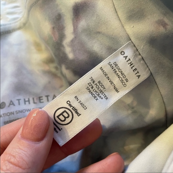 Athleta Elation Snow Dye 7/8 Tight Leggings - Picture 8 of 8